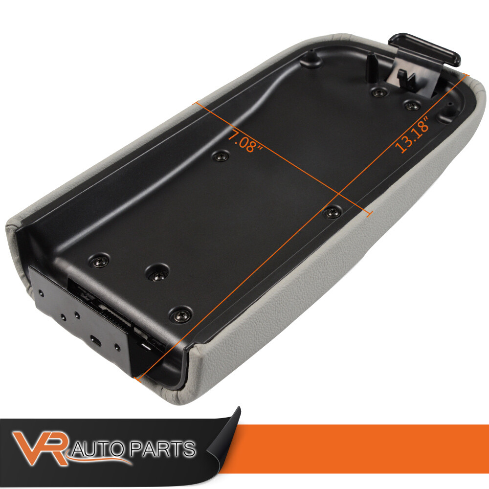 Envoy Armrest Center Console Lid Gray Fit For 02-09 Chevrolety Trailblazer GMC