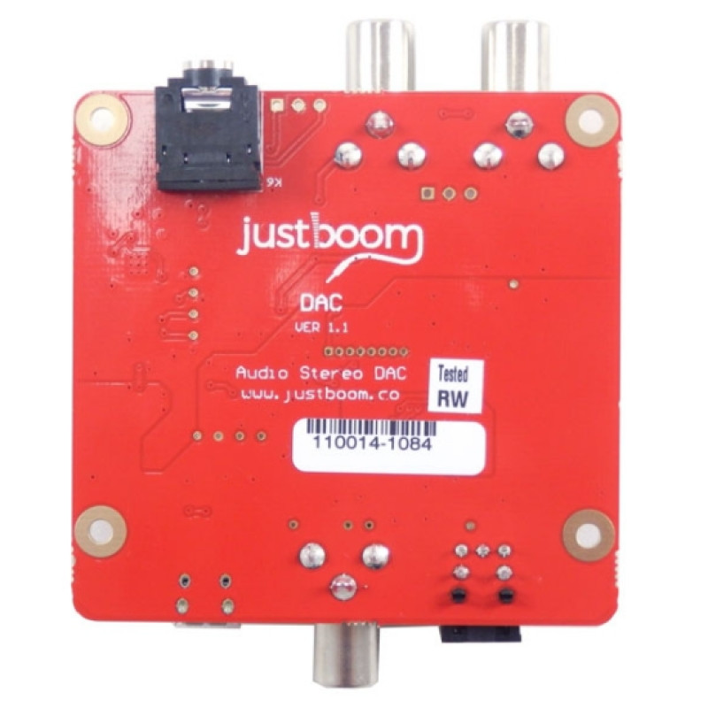 JustBoom DAC DAC Digital-to-Analog Converter for The Raspberry Pi