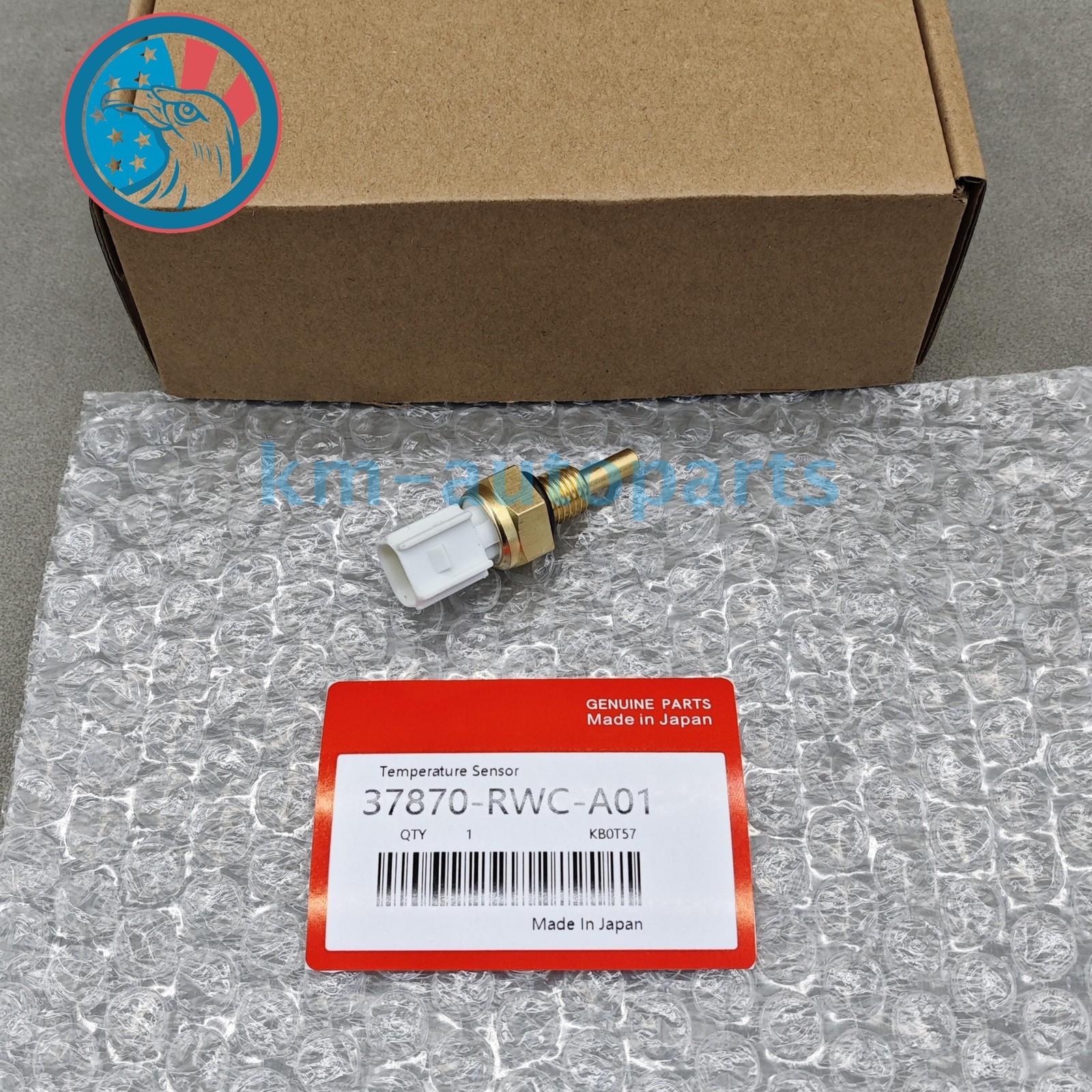 OEM Radiator Coolant Temperature Sensor For 12-21 Honda Civic 1.5L 1.8L 2.0 USA