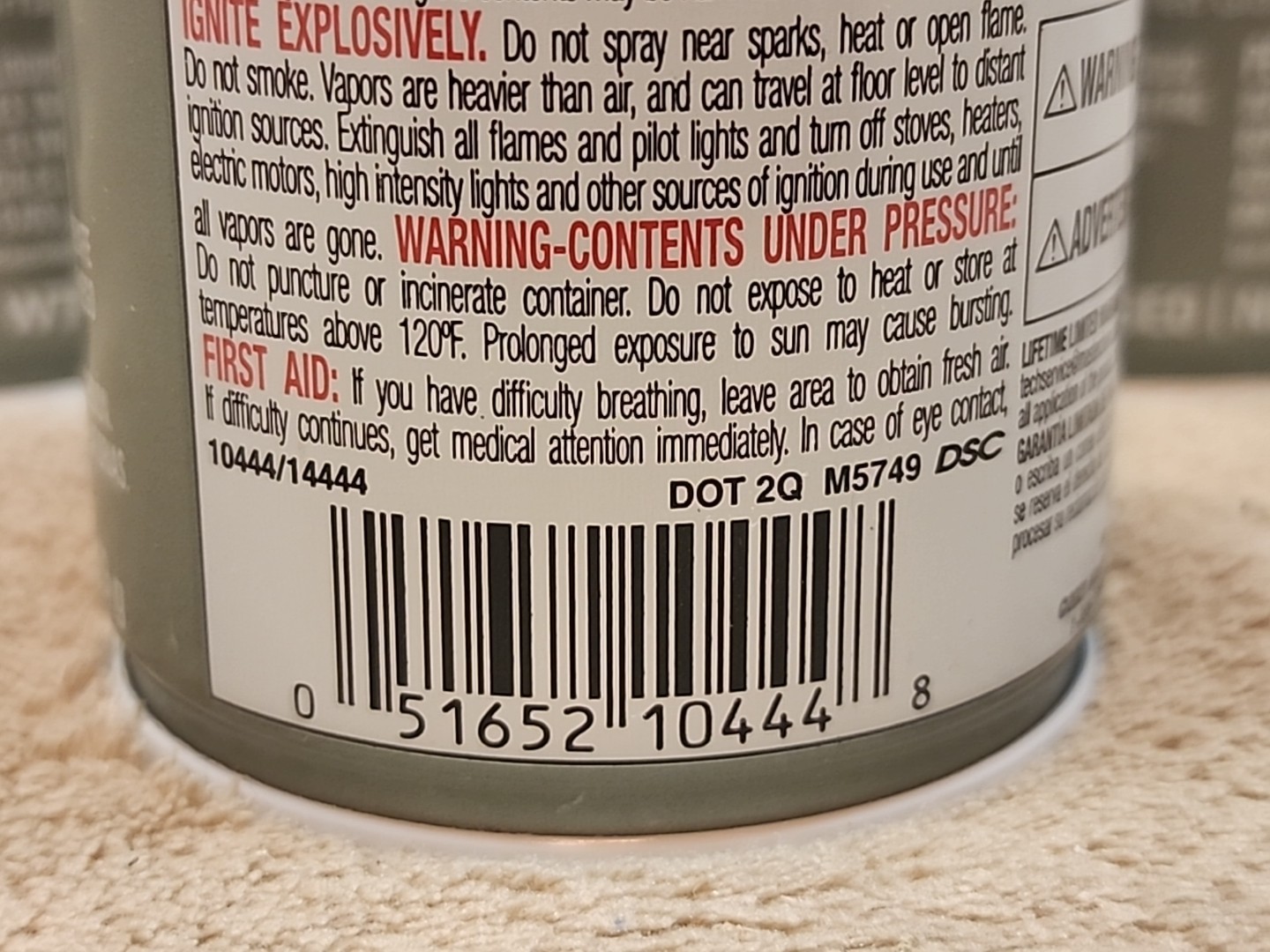 Lot of 6: KILZ Original Low Odor Interior Primer Spray Paint w Stainblocker
