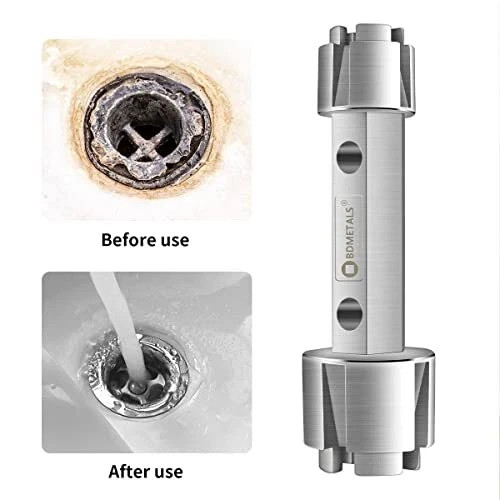 Tub Drain Remover Wrench-Die-Cast Aluminum Tub Drain Tool Wrench for Bathroom an