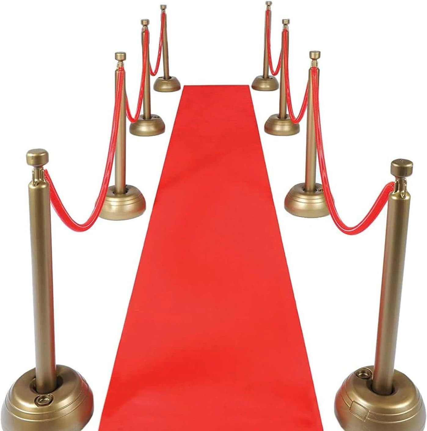 Red Carpet Runner 2x15FT – Non-Woven Aisle Runner for Wedding & Parties