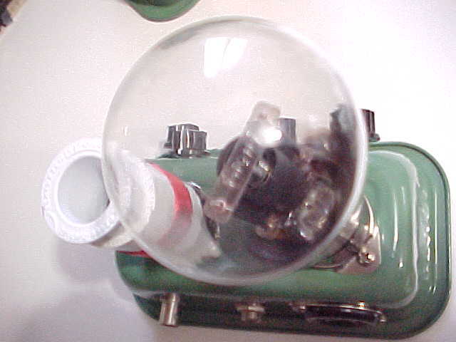 SCHEMATIC ONLY GLOW-BULB 42 TUBE SHORTWAVE/AM BCDST REGEN (535khz to 14.8mhz)
