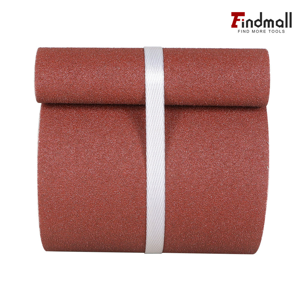 Findmall 5 Pack 6" X 48" 80 Grit Premium Aluminum Sanding Belts