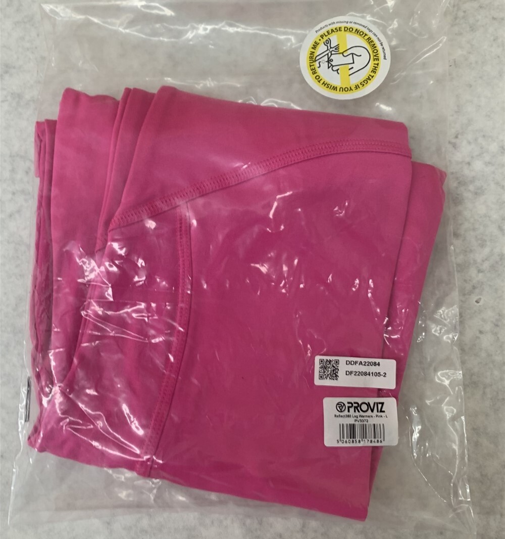Proviz PV3372 REFLECT360 Reflective Leg Warmers in Pink Choose Size