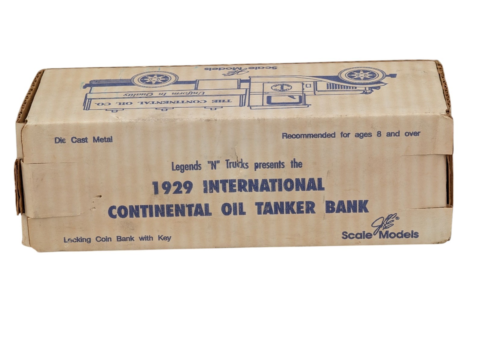 Vintage 1929 International Continental Oil Tanker Bank Ertl Die Cast Truck