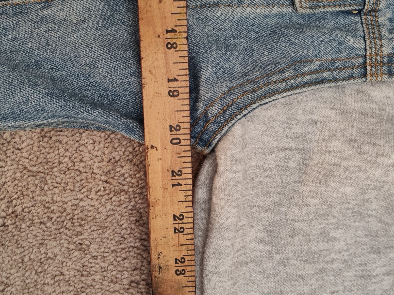 Disney Mickey Inc Jacket Small Denim Hoodie Trucker Embroidered Mouse VTG 90s