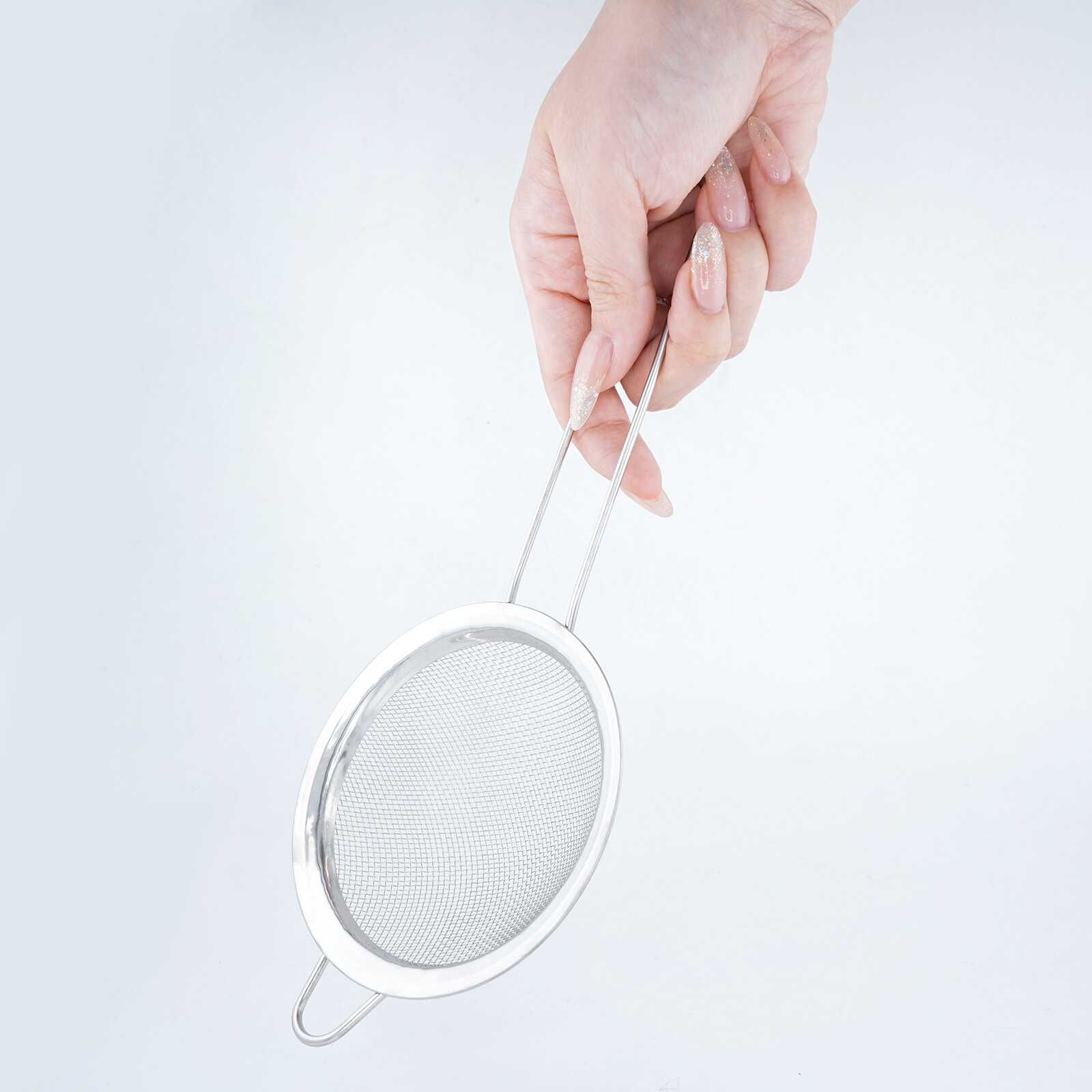 3PCS Kitchen Fine Mesh Strainer Stainless Steel Liquid Colander Sieve Strainer