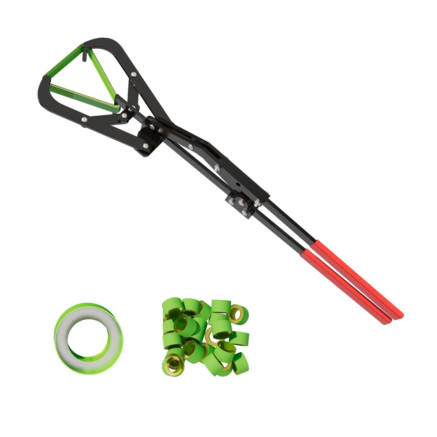 Extra Large Castration Banding Tool, Cattle Goat Bander with 24 Castration Bands