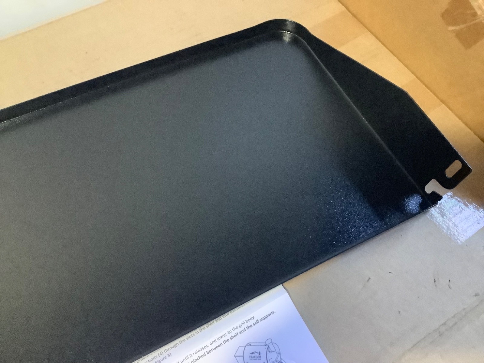 Traeger Pro 780 / Ironwood 885 Folding Front Shelf Accessory in Black