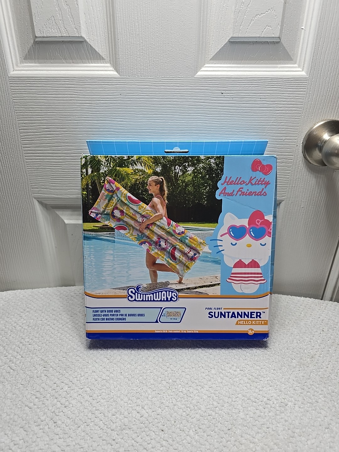 Hello Kitty Inflatable Pool Float for Kids Beach & Swimming Fun (R