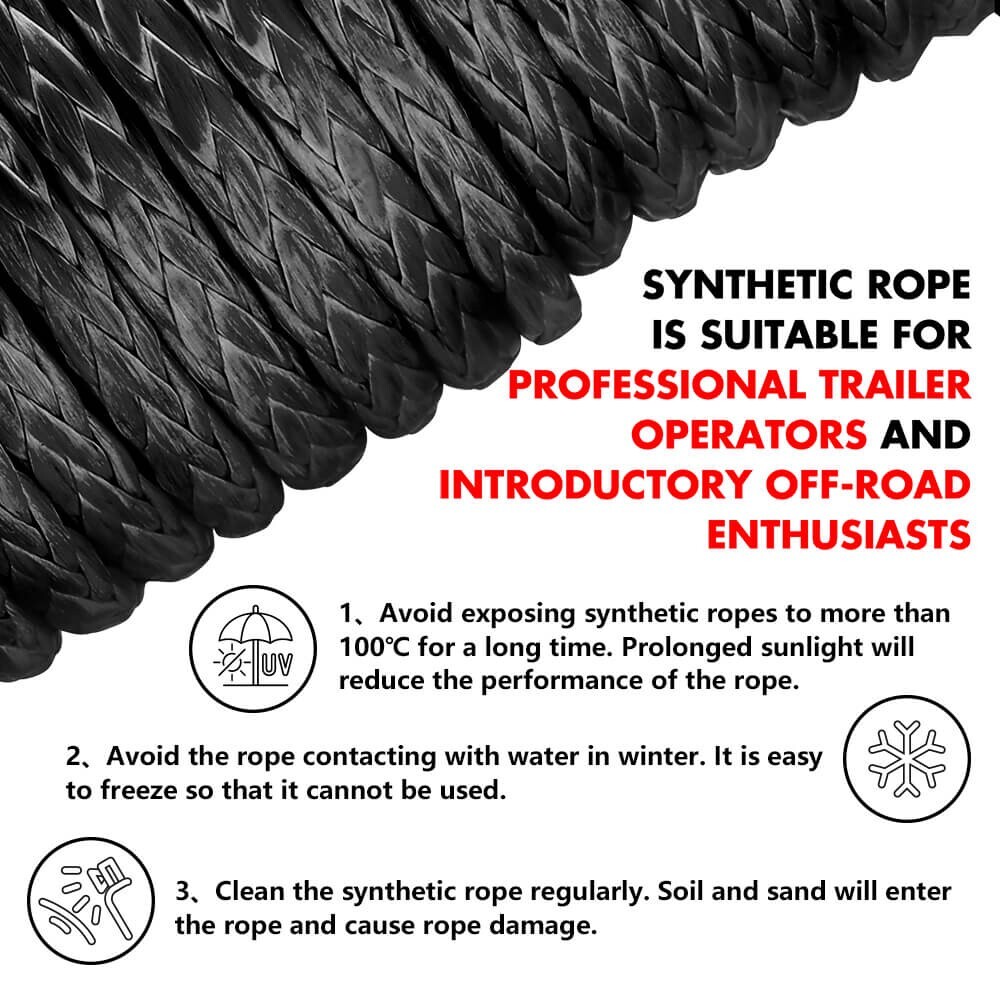 X-BULL 20000LBS Winch 20K Winch Synthetic Rope Truck Trailer Winch 12V 4WD Car