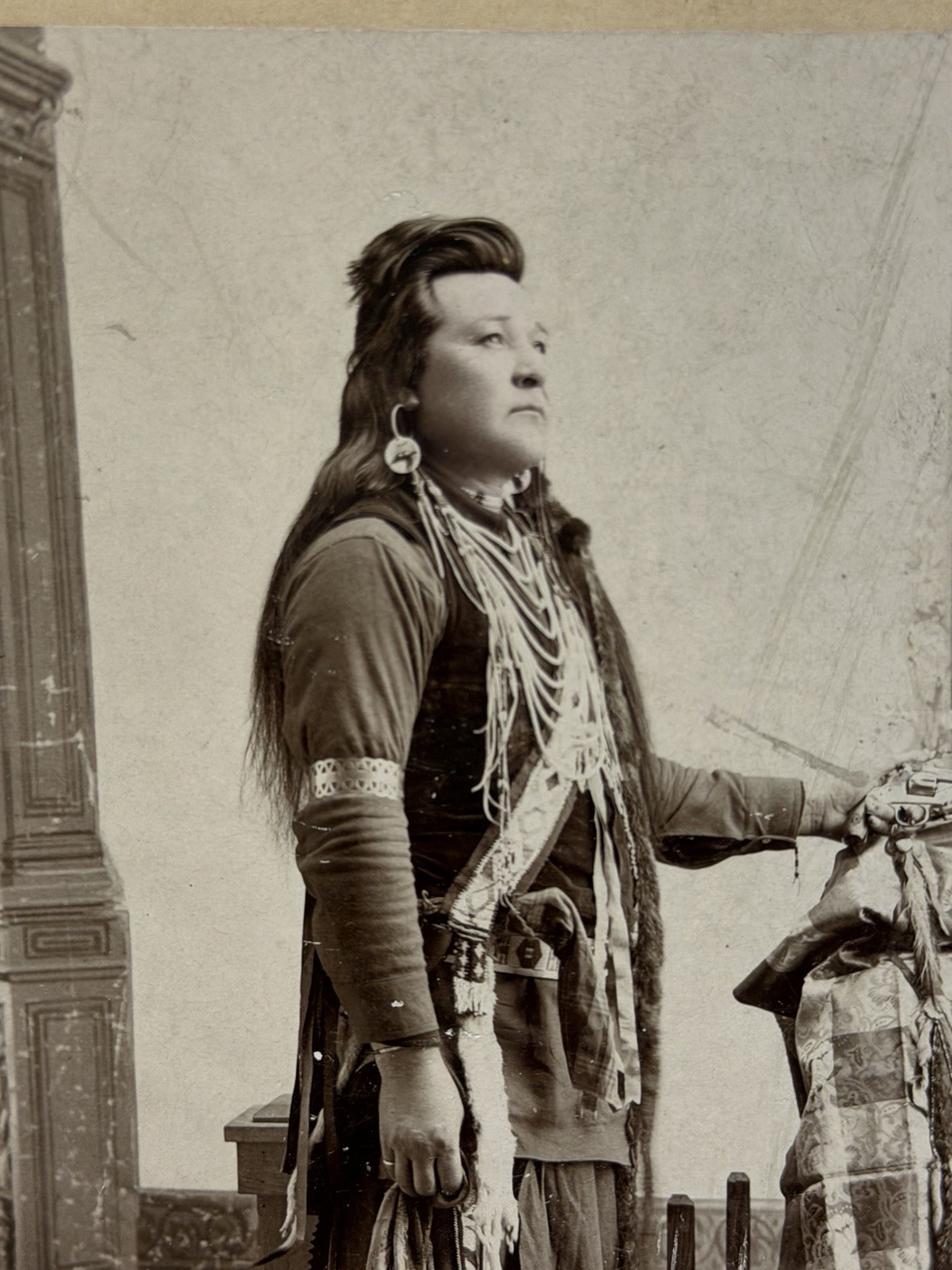 Vintage Native American Indian Photograph of Camanche Leader Quanah Parker