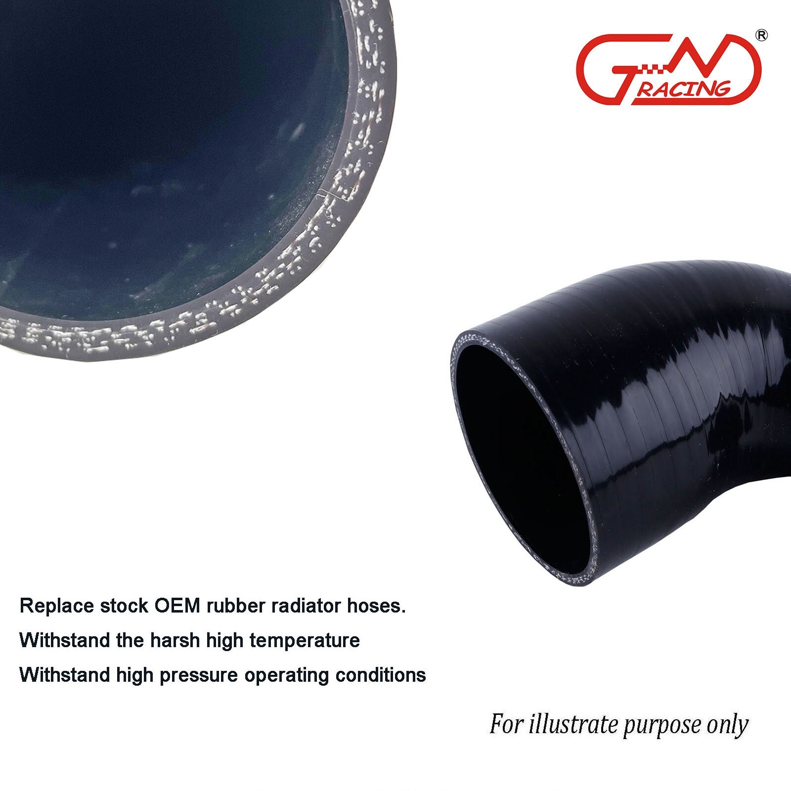 Fit 2009-2013 Yamaha YFZ450R YFZ 450R Silicone Radiator Coolant Hoses Kit