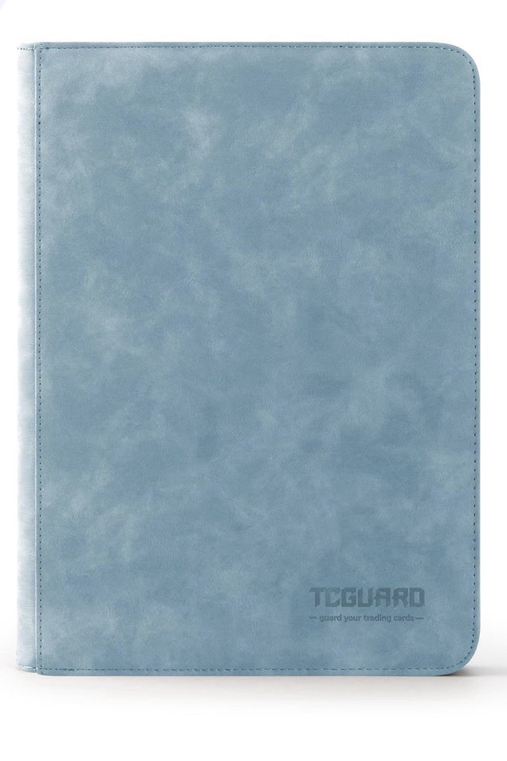 Pokémon Psyduck Laser Engraved Binder/ Made To Order! Light Blue