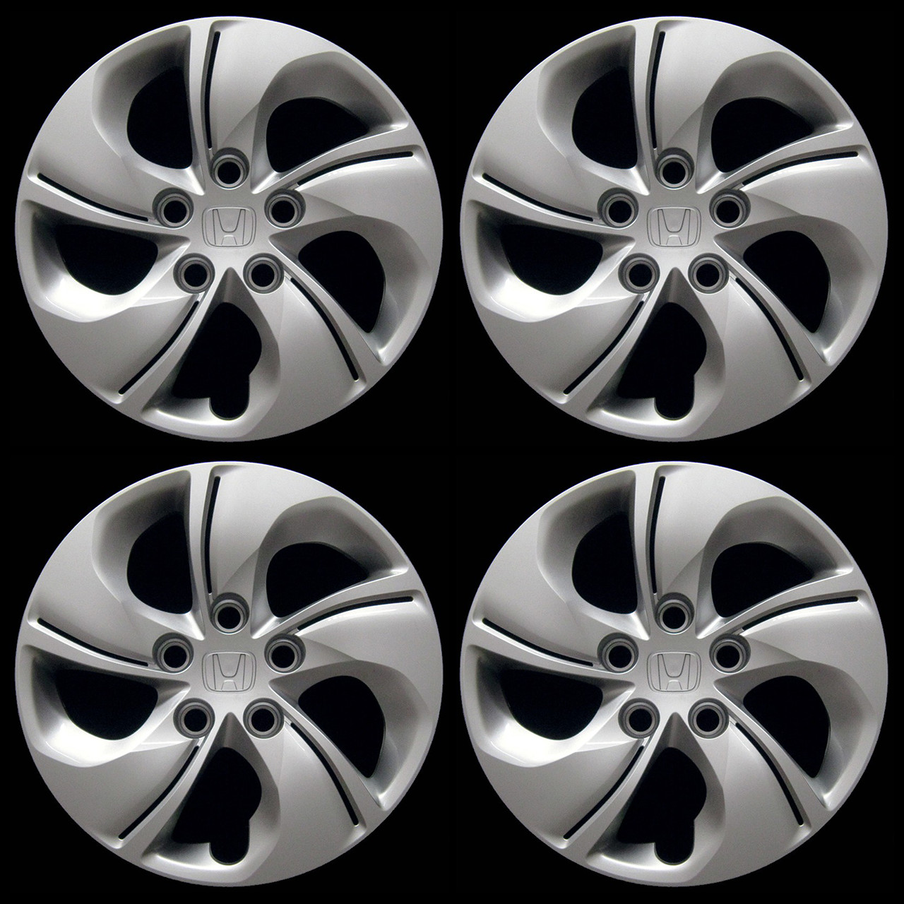 Hubcap Set Honda Civic 2013-2015 - Genuine OEM Factory 15-inch Wheel Cover 55092