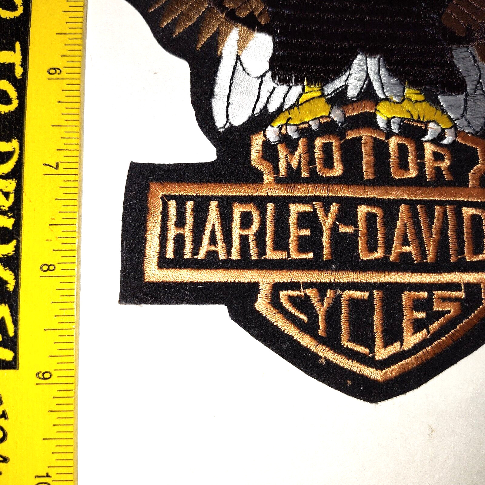 Harley-Davidson Embroidered Eagle Patch – Large Iron On Back Jacket Motorcycle