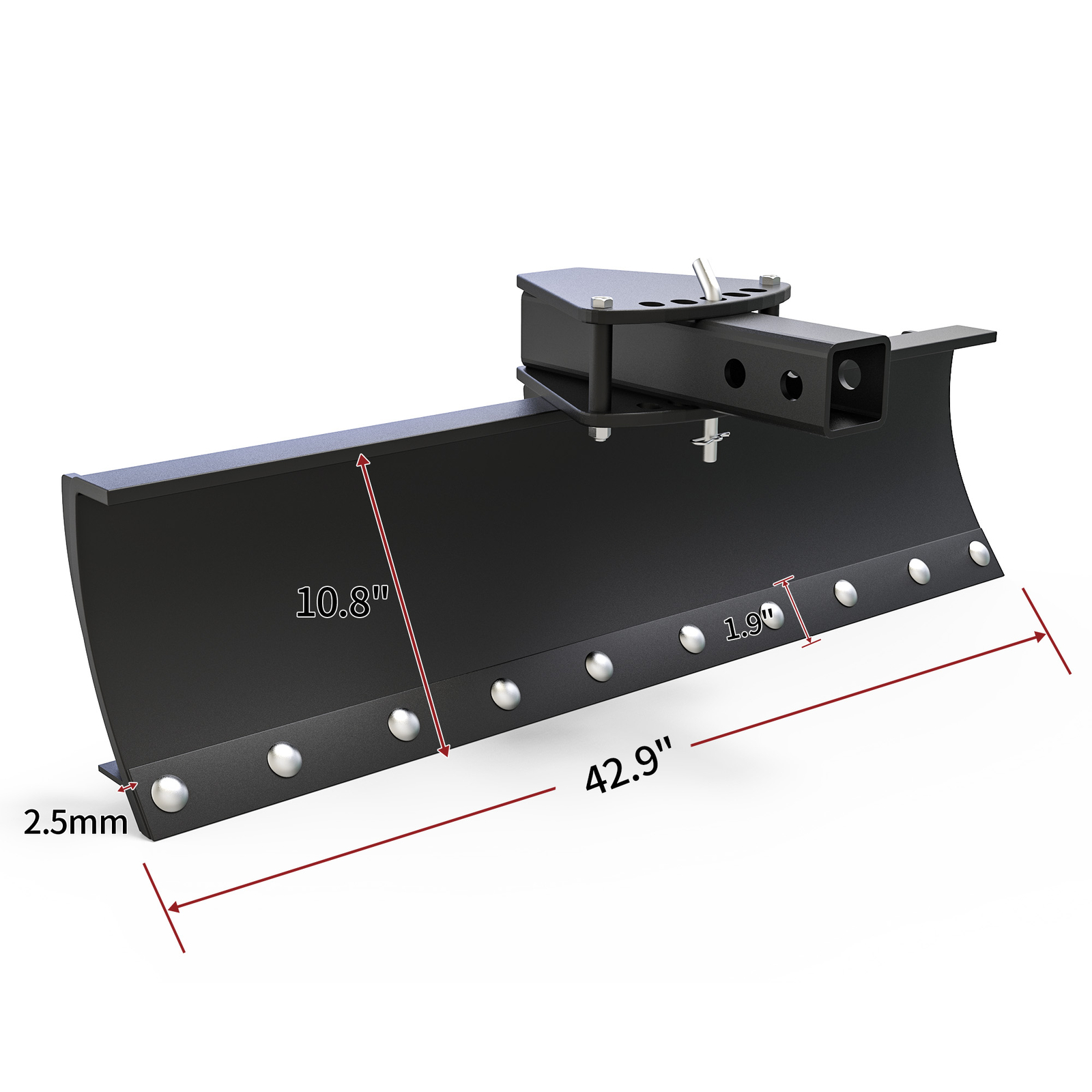42" Tow Behind Box Scraper Fits ATV/UTV with Manual Implement Lift