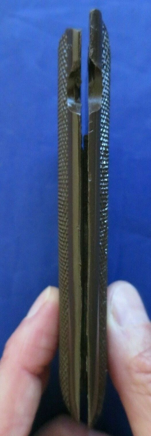 German Luger Krieghoff Fine Chequered Brown Grips