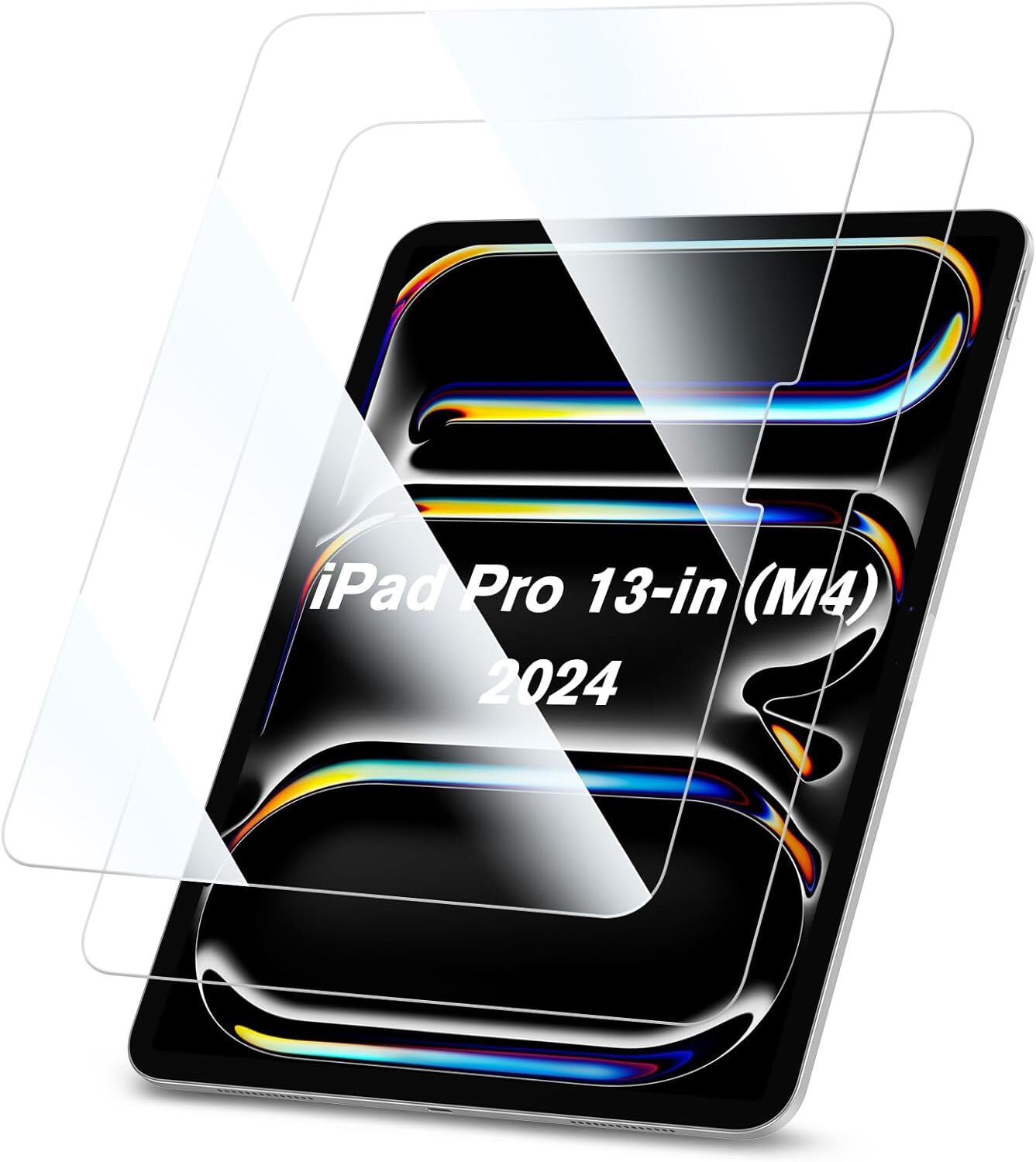 [2 Pack] Screen Protector for iPad Pro 13-inch (M4) 2024 9H Tempered Glass Film