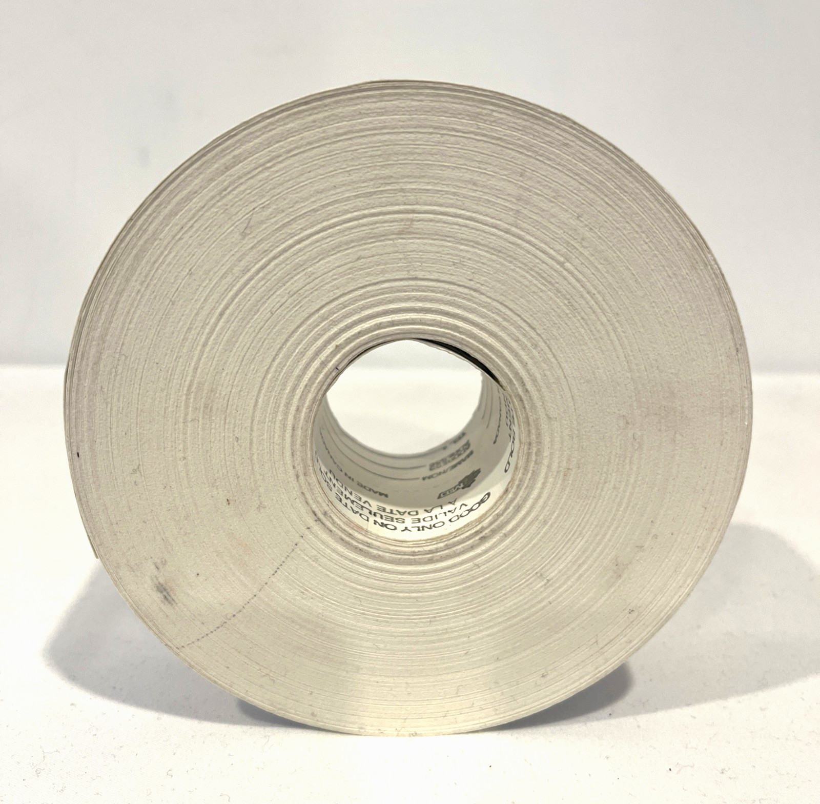 WHITE BLUE ADMIT ONE ENTRANCE COUPON DOUBLE STUB NUMBERED RAFFLE TICKETS ROLL MD