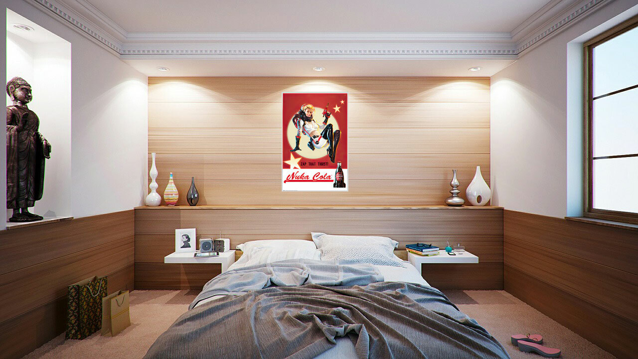 Fallout 4 - Gaming Poster / Print (Nuka Cola Girl) (Size: 24" X 36")