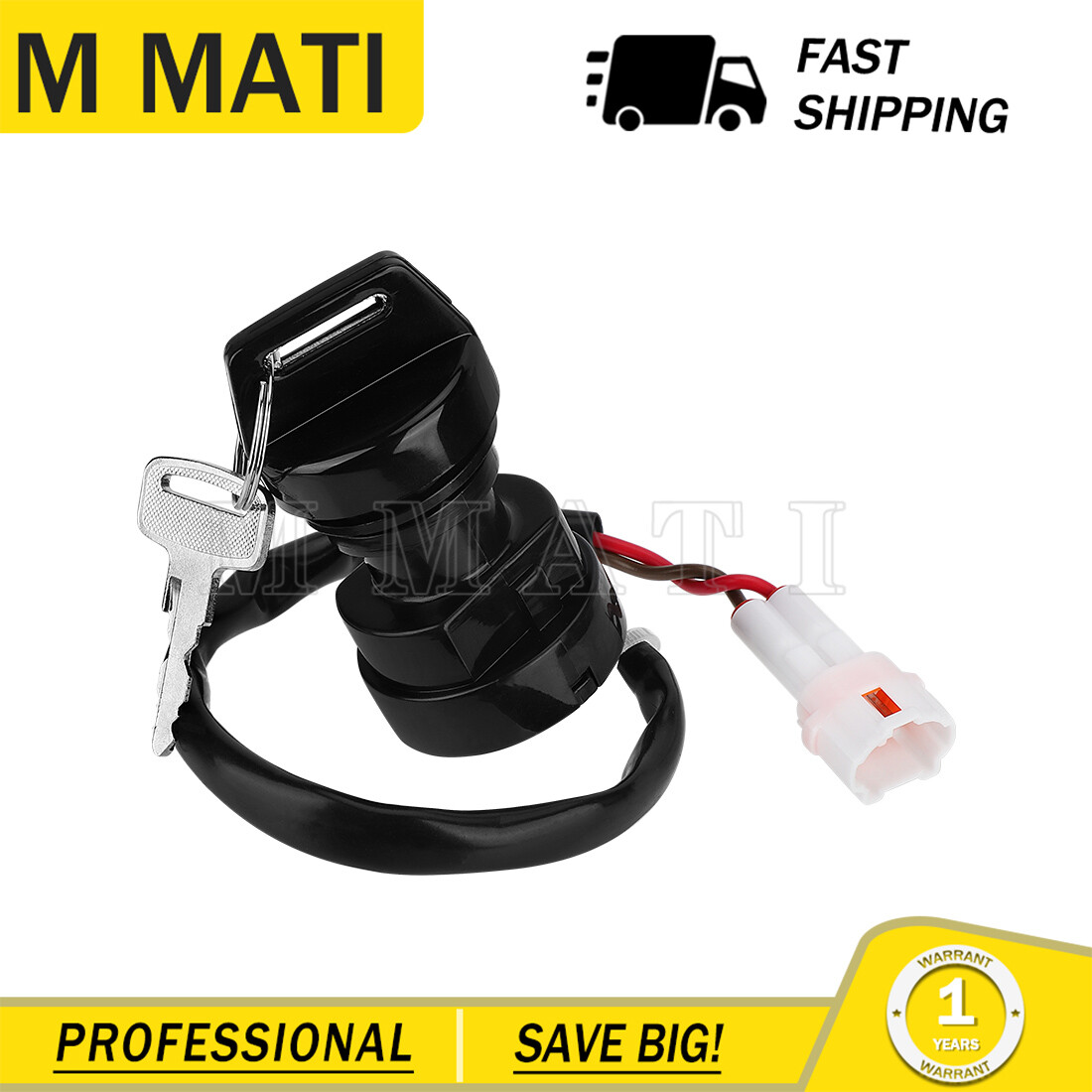 5LP-82510-00-00 Ignition Key Switch for Yamaha Bruin 350 YFM350 2004 2005 2006