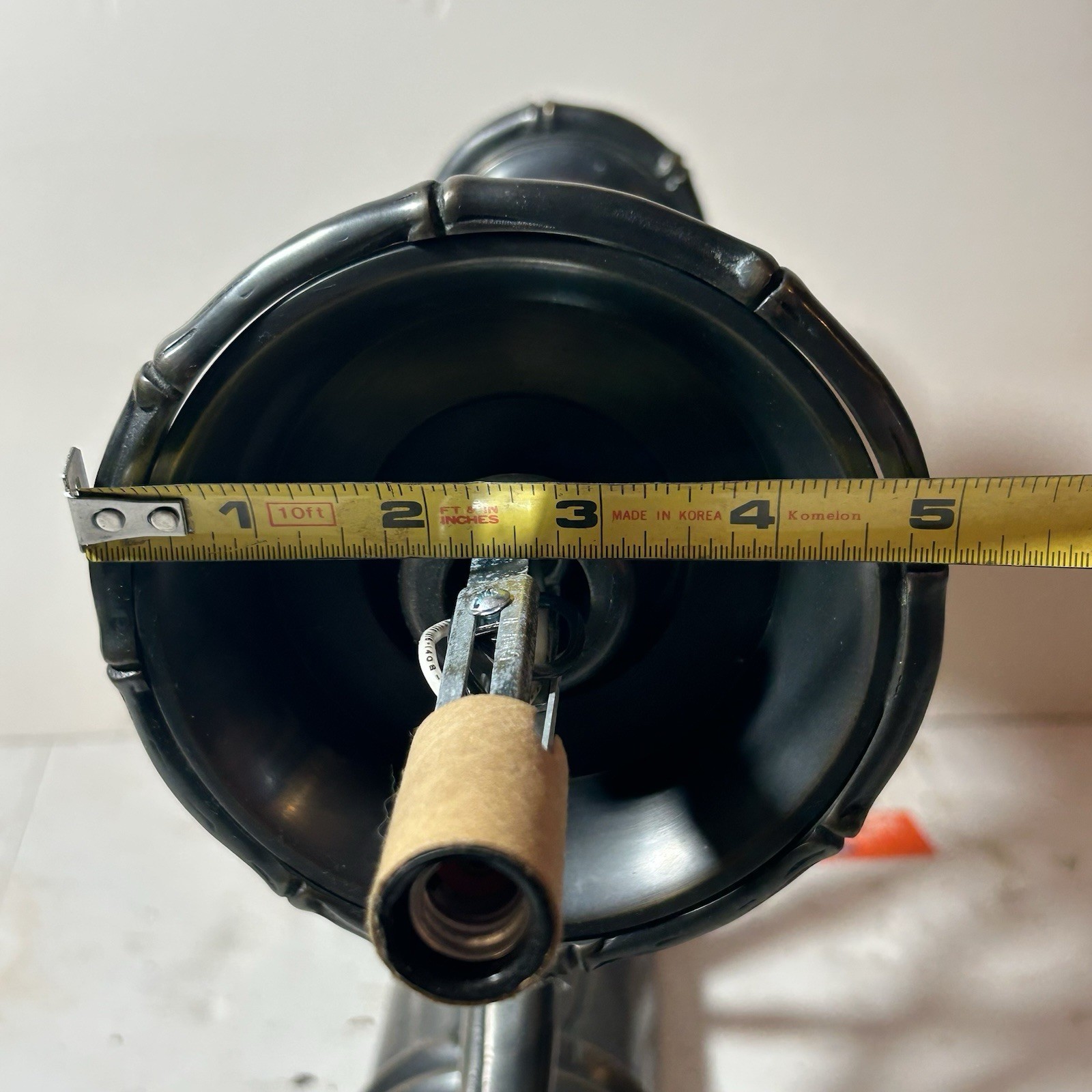 PAIR Vintage Decorative Arts Inc HUGE 31.75” Bronze / Brass Bamboo Wall Sconces