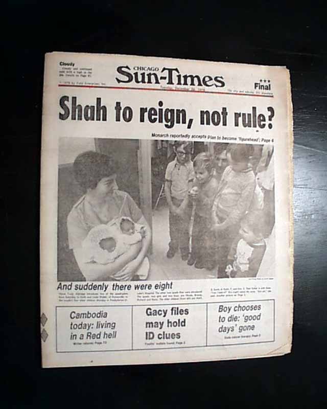 Chicago ARREST & Investigation of John Wayne Gacy Killer Clown 1978 Newspaper