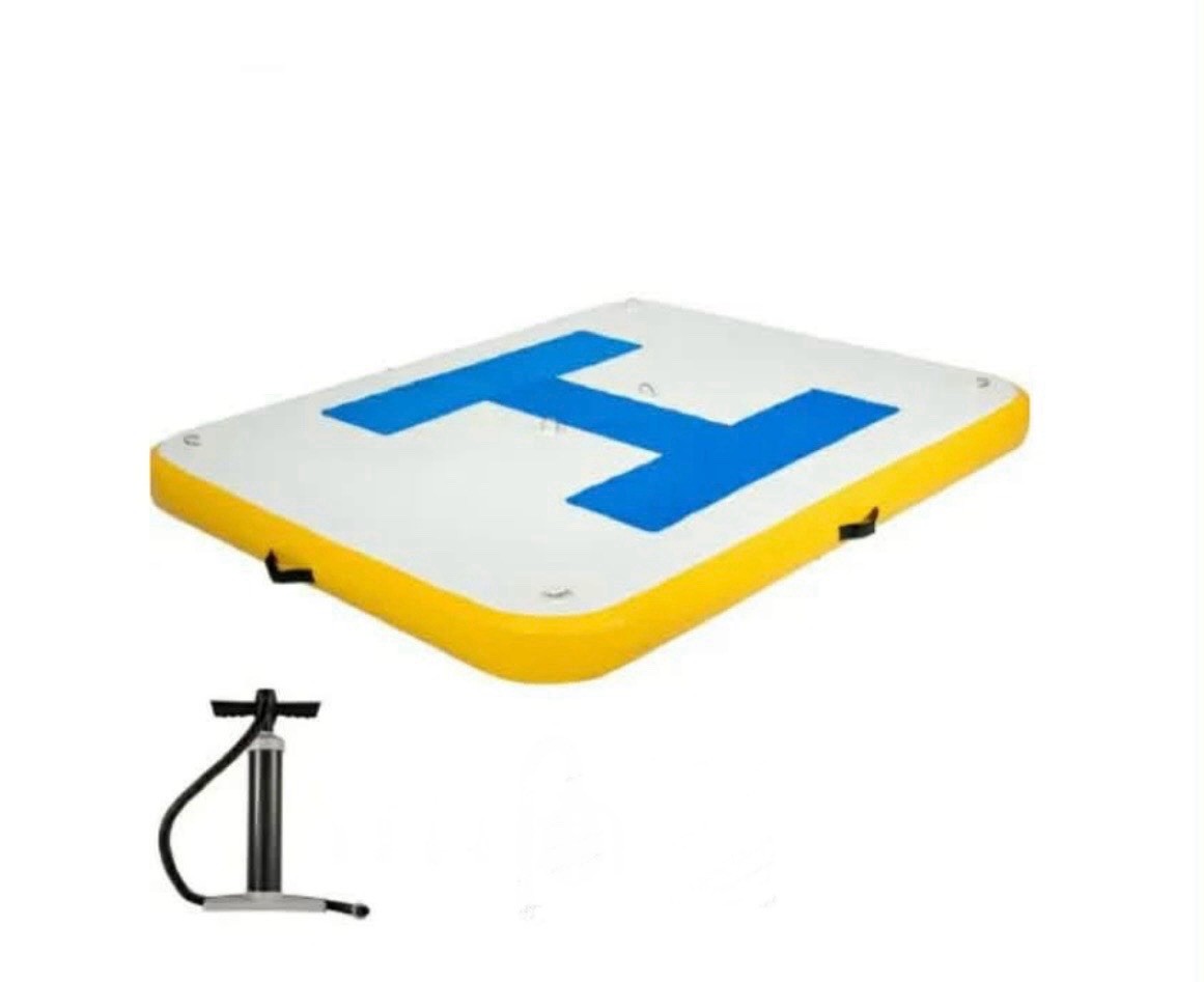✅ Inflatable Dock Platform used, Inflatable Floating Dock 8x5 ft with Air Pump