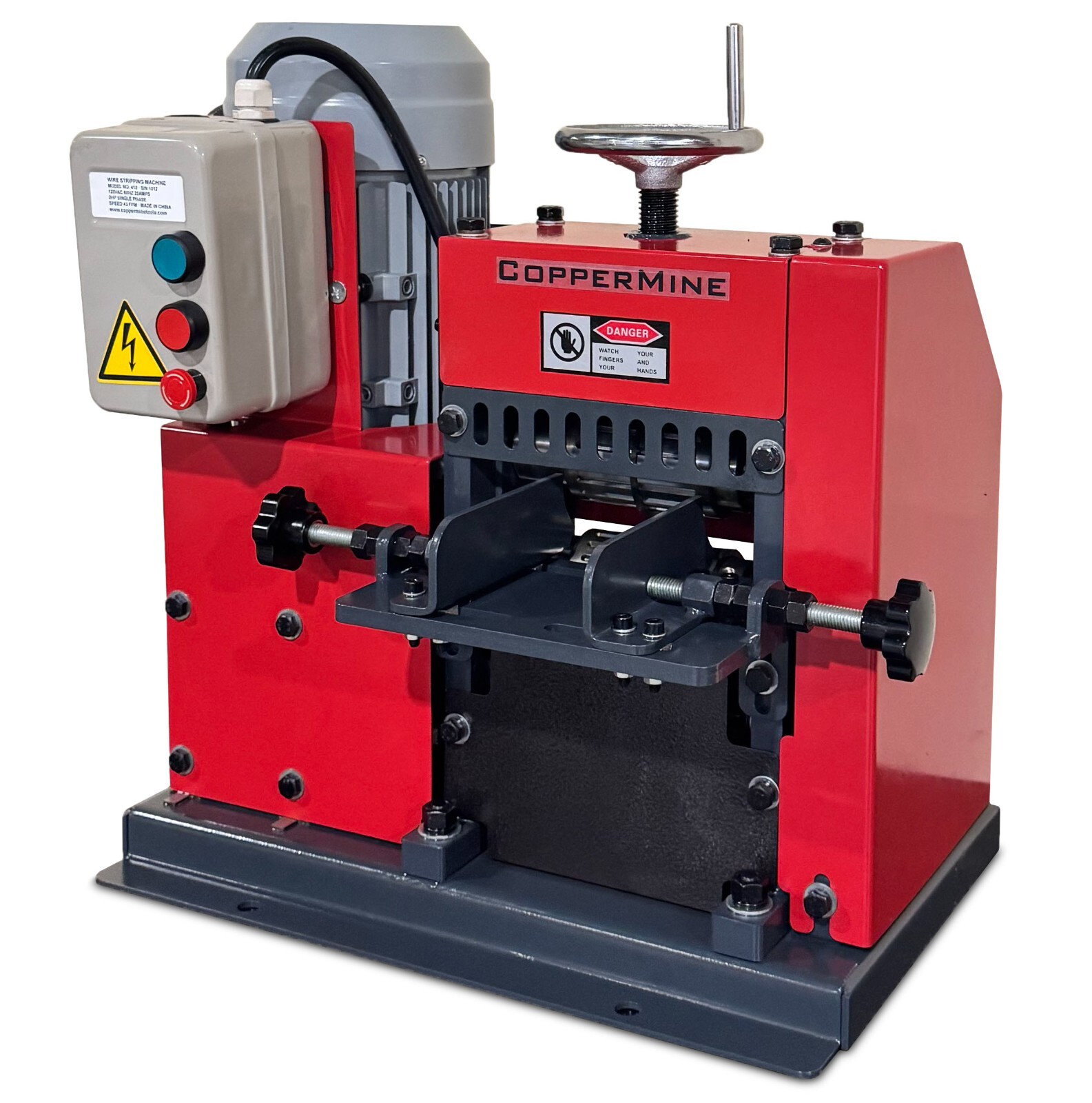 Large Cable Wire Stripping Machine Copper Wire Stripper Strips up to 3 1/2" -410