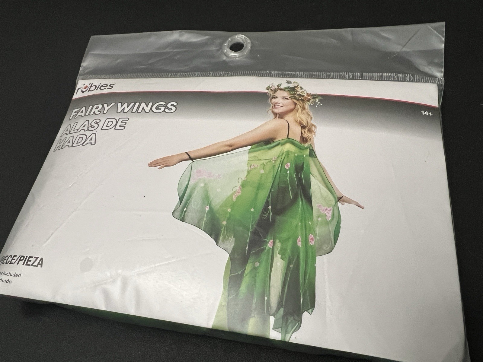 RUBIES Adult Fairy Wings Costume Accessory 1-Piece Age 14+ • Green
