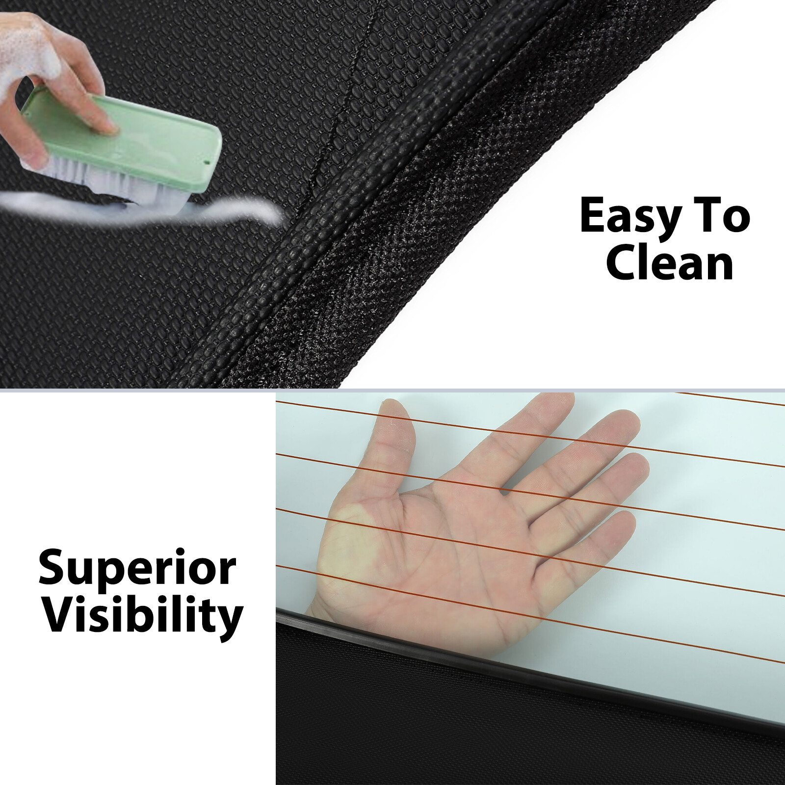 NEW For Audi TT Convertible 2000-2006 Soft Top W/ Heated Glass Window Black