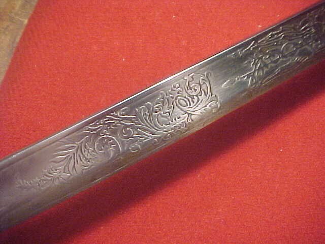 US MODEL 1850 STAFF & FIELD OFFICERS SWORD W/SCABBARD ~ QUALITY REPRODUCTION