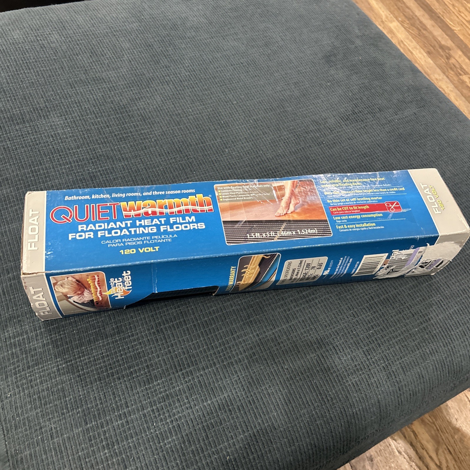 Quiet Warmth Radiant Heat Film For Floating Floors 18” X 5ft BRAND NEW Open Box