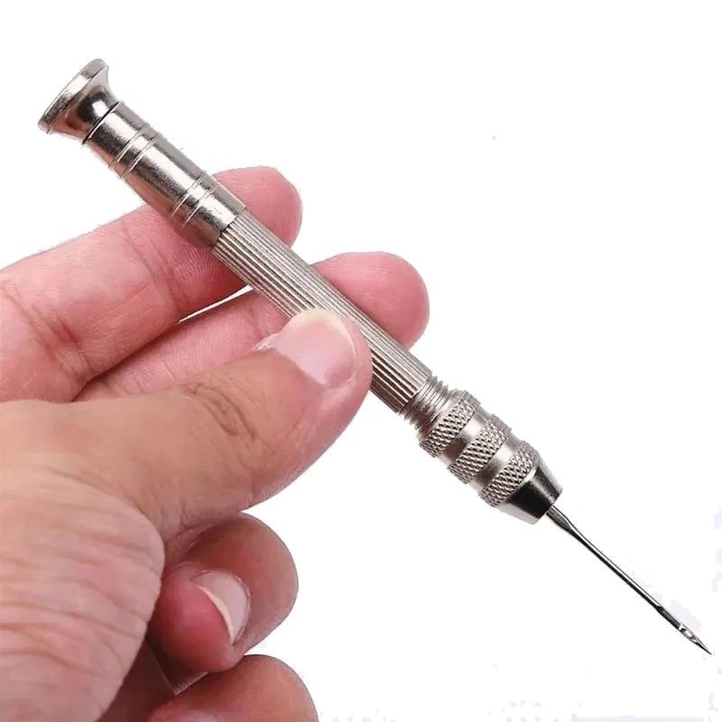 Leather Sewing Needles Kit 4pc Awl Needle Set for Leather Canvas Tent Repair