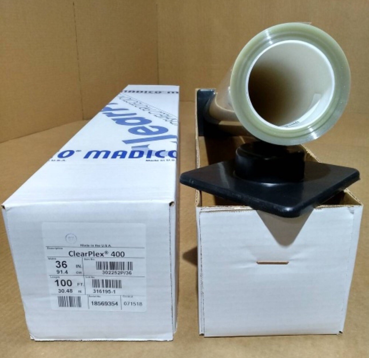 Clearplex Windshield Protection Film 36” x 100 Ft Full Roll PPF from Madico