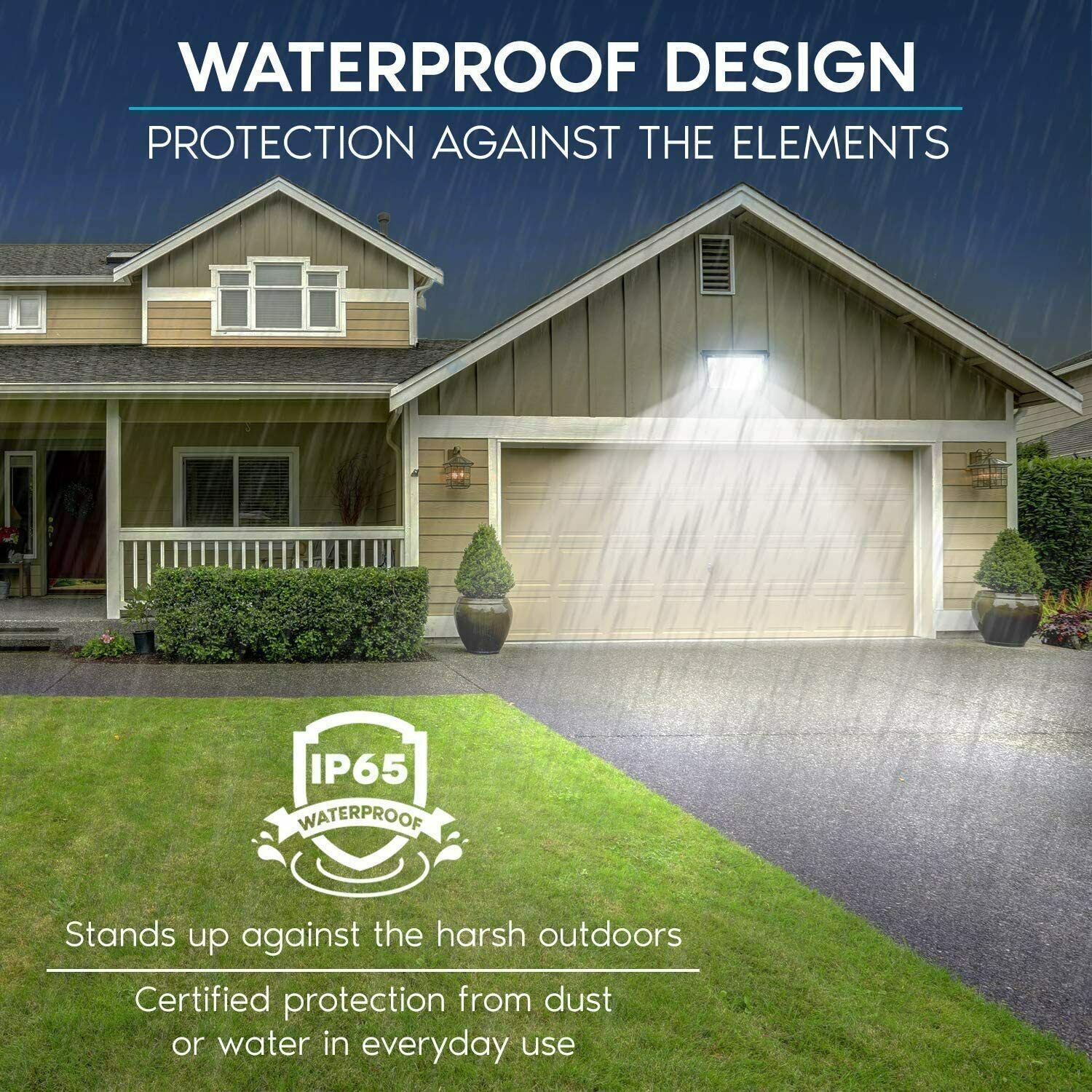 Commercial 120W LED Wall Pack Lamp Dust To Dawn Outdoor Area Security Lighting