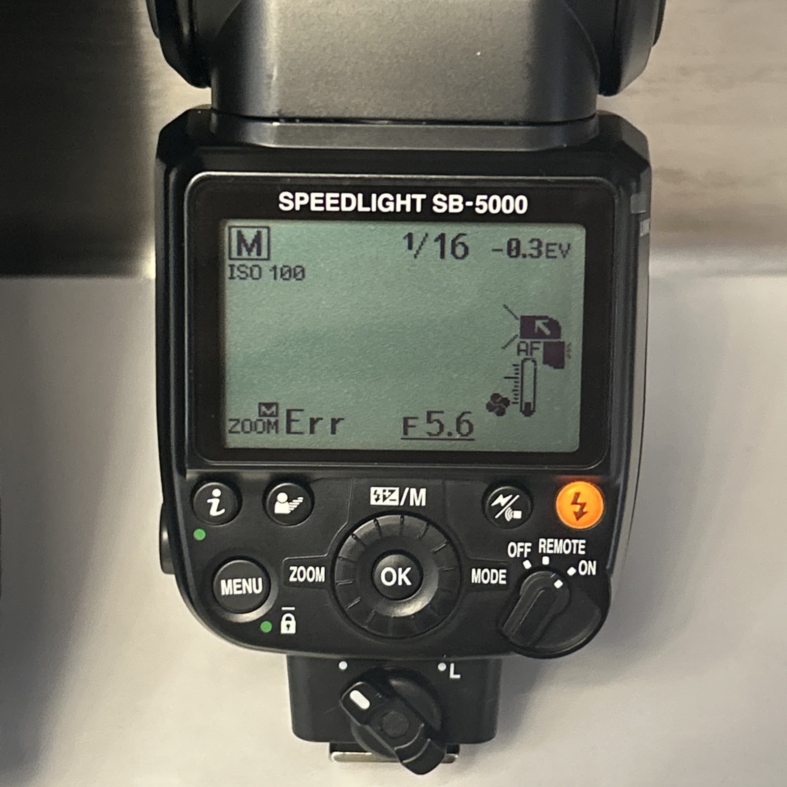 In Box [ MINT++ w /case ] Nikon Speedlight SB-5000 Shoe Mount Flash