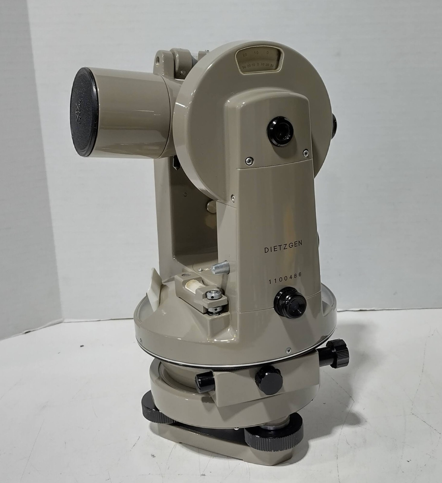 Dietzgen Top Site Transit 6140 w/Case, Manual, Cleaning Kit Vintage 1960s 110048