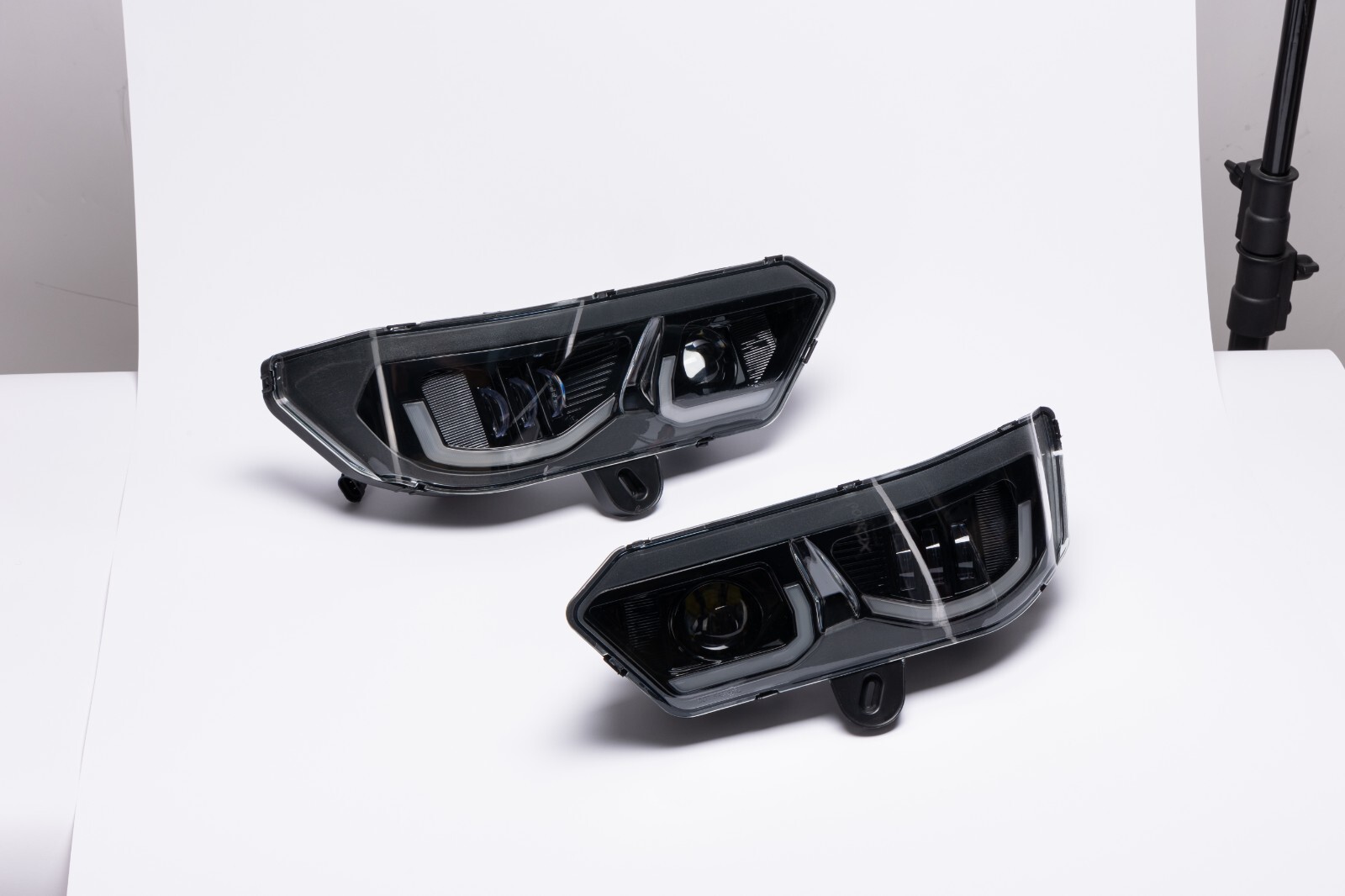 KEMIMOTO Front LED Headlights Headlamps For Can-Am Defender HD5/8/7/9/10 MAX
