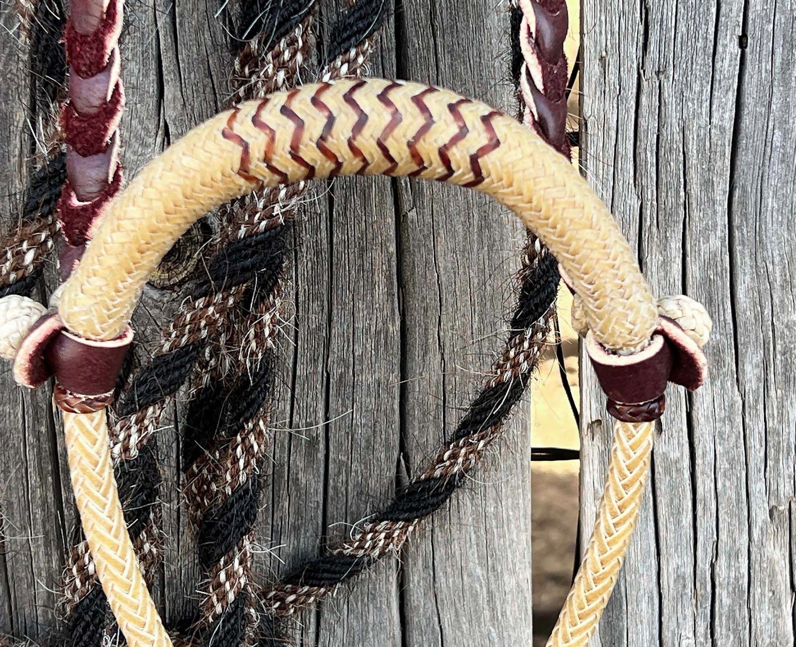 Very FANCY Jimmy Flores Handmade 12 X 24 Plait RAWHIDE BOSALITO Cowboy Vaquero