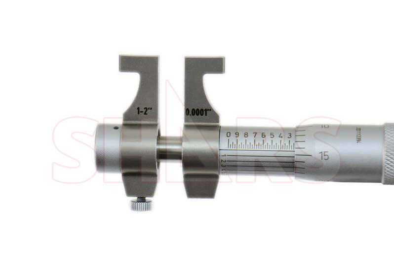 SHARS PRECISION 1 - 2" INSIDE MICROMETER SET 0.0001" CARBIDE NEW P}