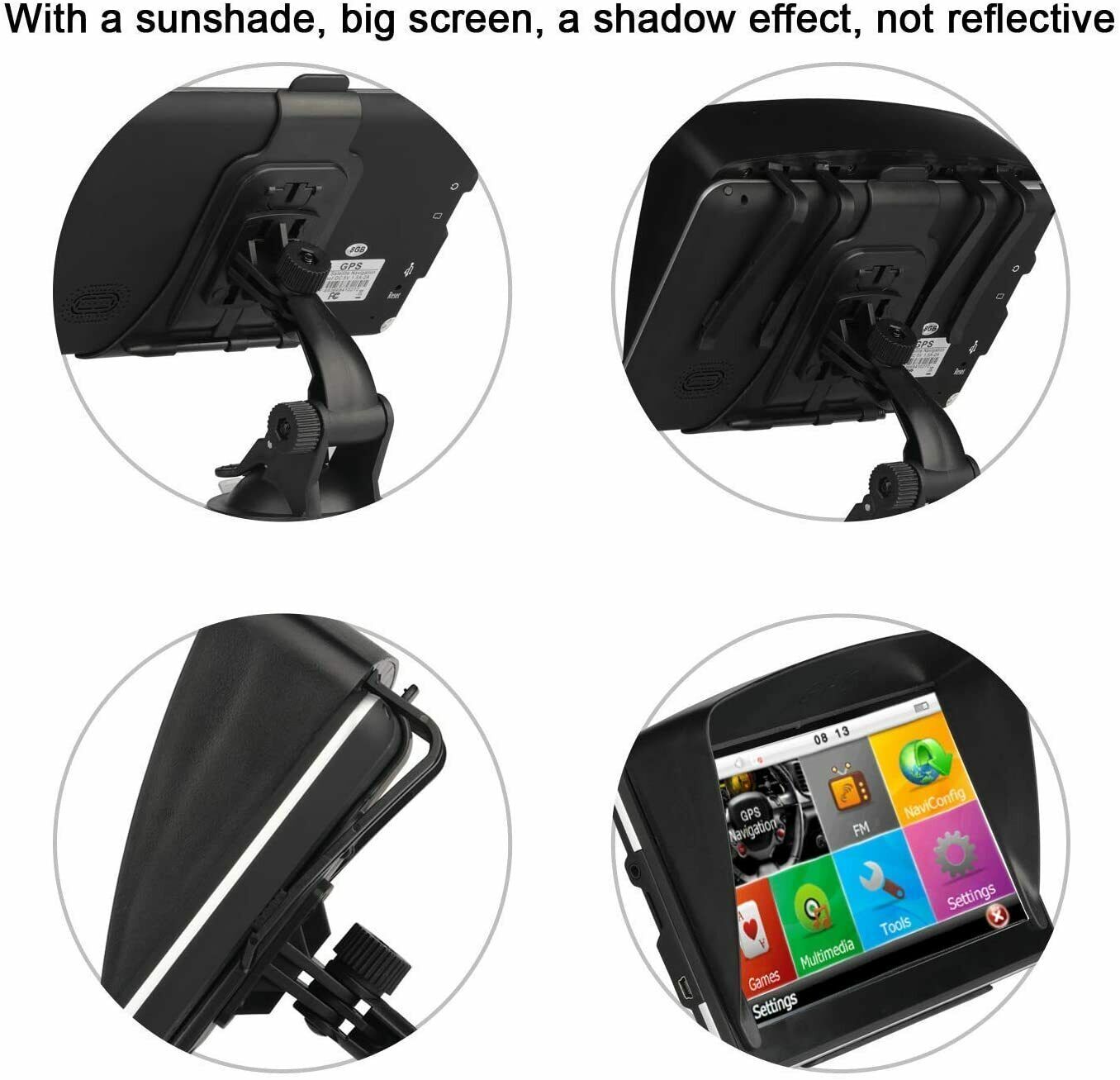 7 INCH Portable Truck Navigator CAR GPS Navigation 8GB 256MB free MAP US Canada