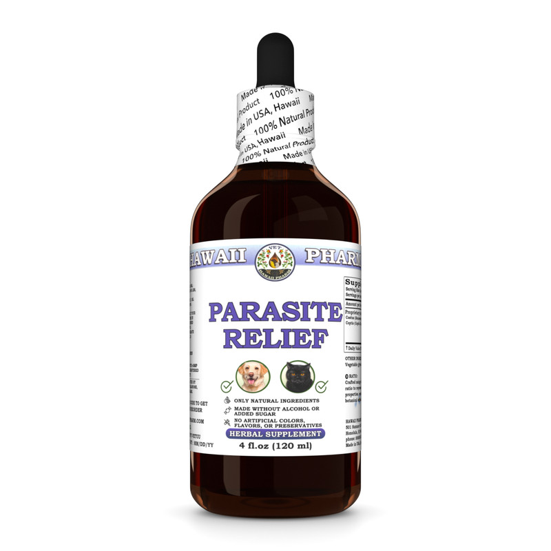 Parasite Relief Veterinary Liquid Extract | Alcohol & Alcohol-Free Options