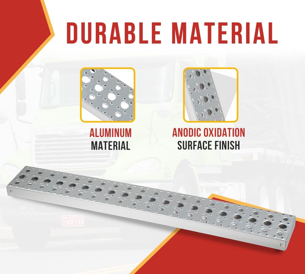 2PK 39.37"x5.5"x1.75"BoltOn Fuel Tank Step Fit Freightliner ReplaceA22-57757-100