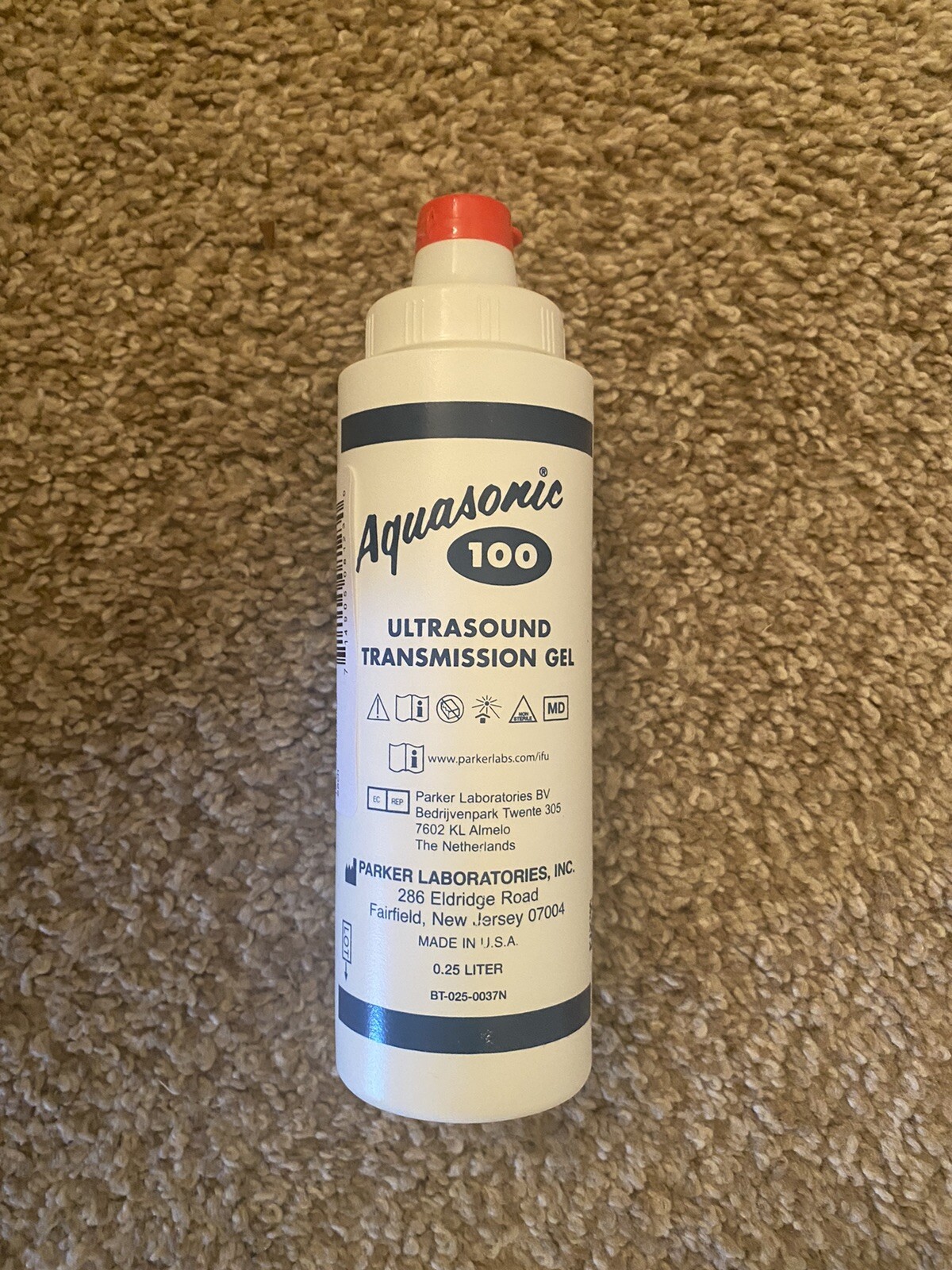 Aquasonic 100 Ultrasound Gel - Parker Laboratories - 8.5 oz Tube - (Pack of 12)