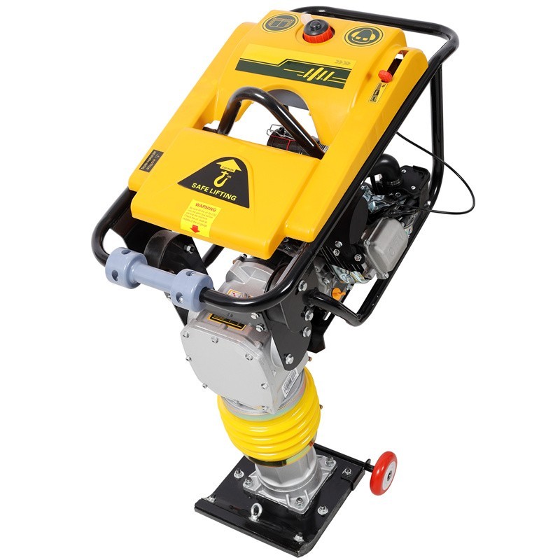 7HP Gas Power Dirt Soil Tamper Rammer Jumping Jack Compactor 196CC Engin Tamper