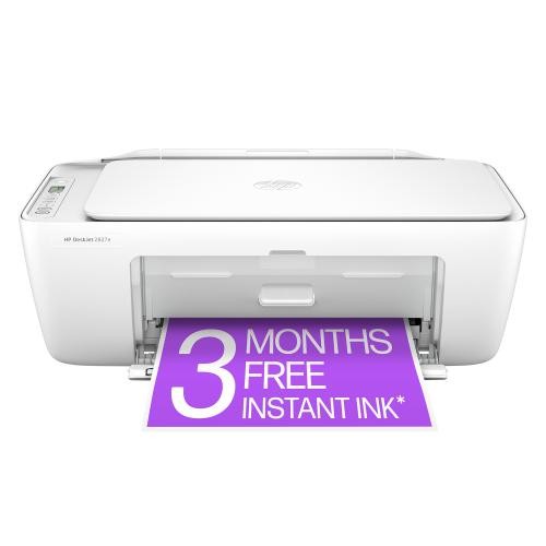HP DeskJet 2827e All-in-One Printer with Bonus 3 Months of Instant Ink with HP+