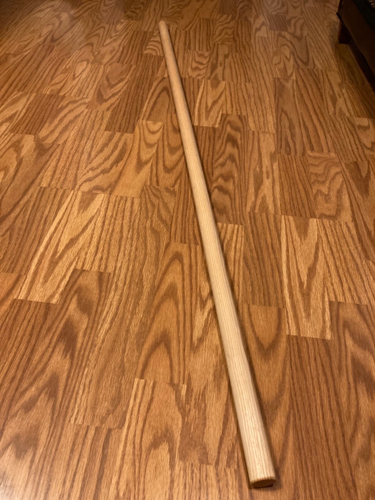 Jo (American Hickory Staff) 1-1/8" Dia. 56” Long, Hand Finished